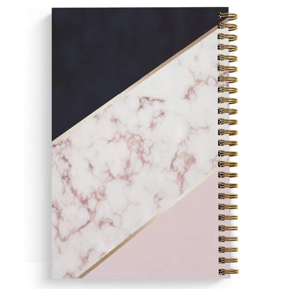 Marble Spiral Notebook