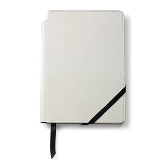Bærbar A5-notebok i skinn